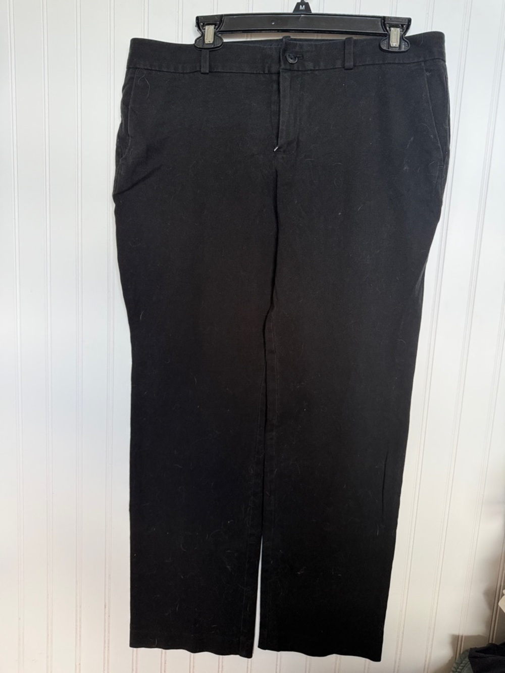 GAP Black ladies 12 stretch Chinos - Straight Leg trousers